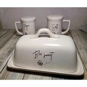 Butter Dish Be Sweet With Salt And Pepper Shaker Be Design